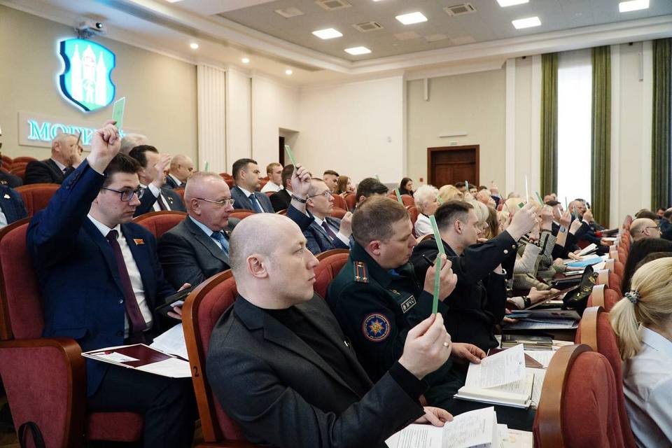 Сессия городского Совета депутатов прошла в Могилеве