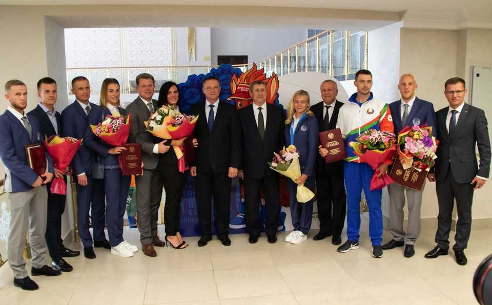 Награждение победителей и призеров II Европейских игр в Могилеве. Фотофакт