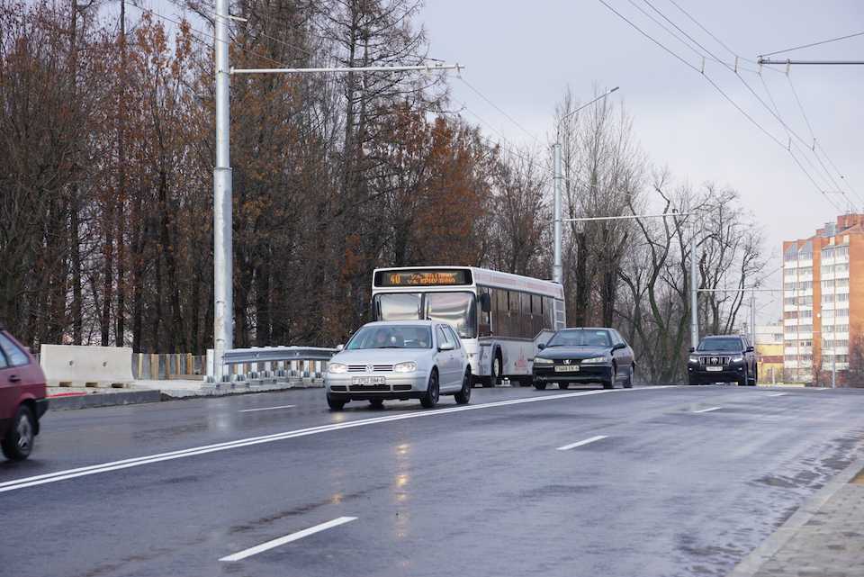 Движение транспорта по мосту на Первомайской в Могилеве открыли в День Октябрьской революции