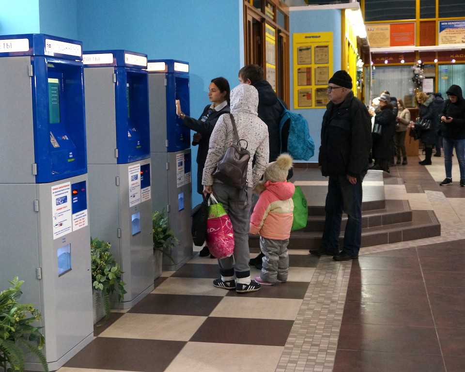На вокзале станции Могилев появились терминалы самообслуживания