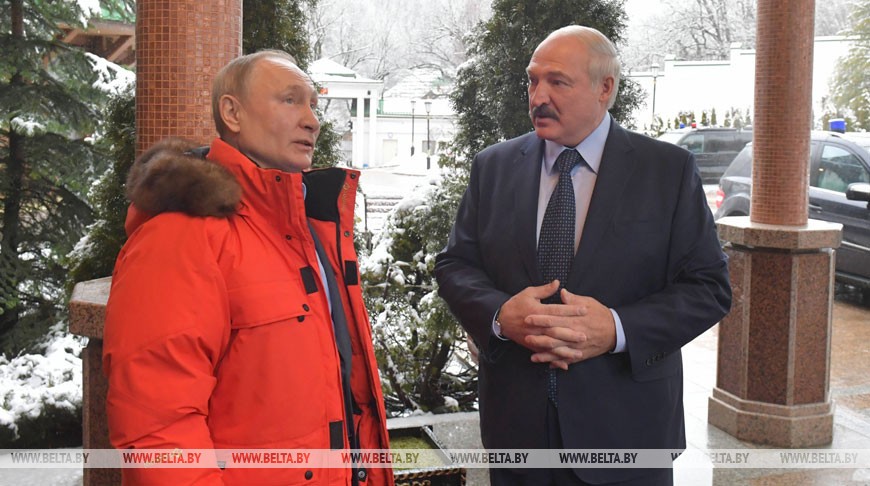 Лукашенко и Путин проводят встречу в Красной Поляне