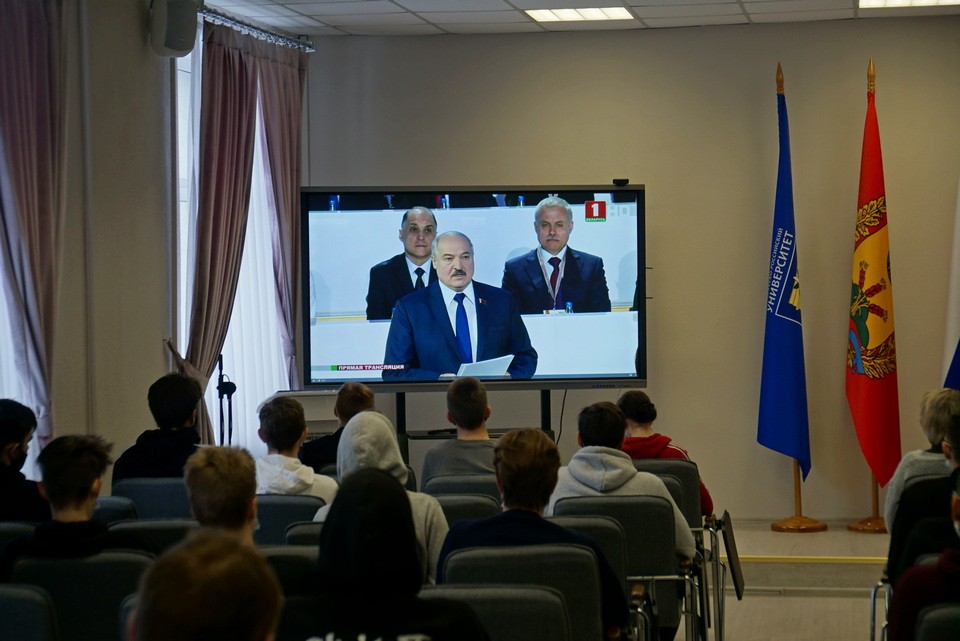 В Белорусско-Российском университете проходит онлайн-трансляция Всебелорусского народного собрания   