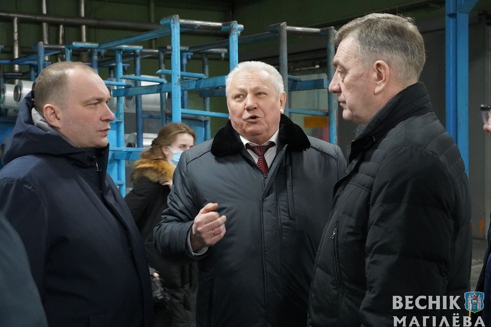 Заместитель Премьер-министра Юрий Назаров посетил ОАО «Могилевхимволокно»