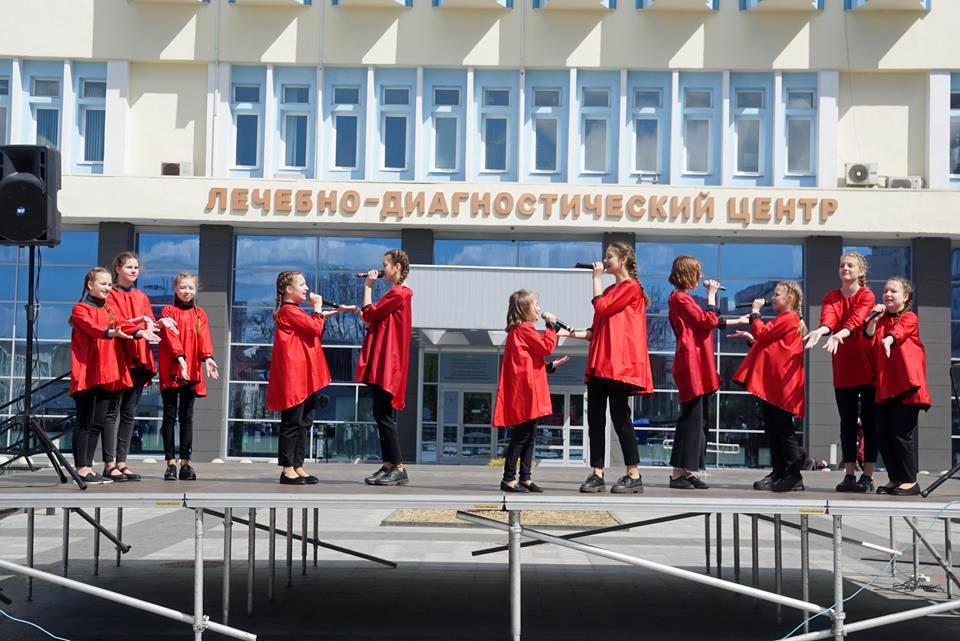 Прздничные мероприятия, посвященные Дню Победы, в Могилеве