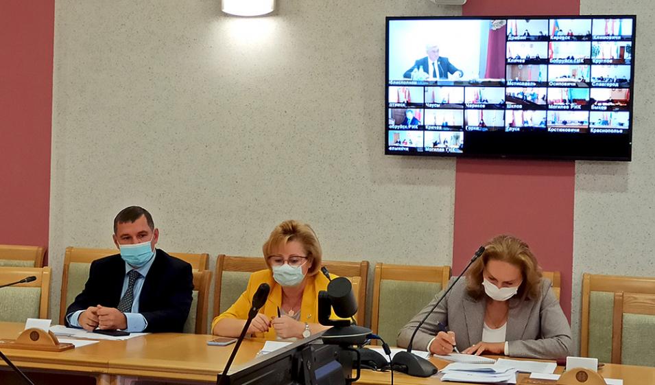 Заседание областного  штаба по минимизации рисков распространения  COVID-19 состоялось в режиме видеоконференции