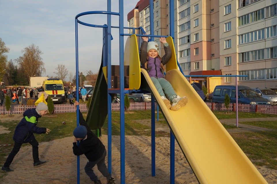 Новая детская площадка появилась в городе по инициативе могилевчан