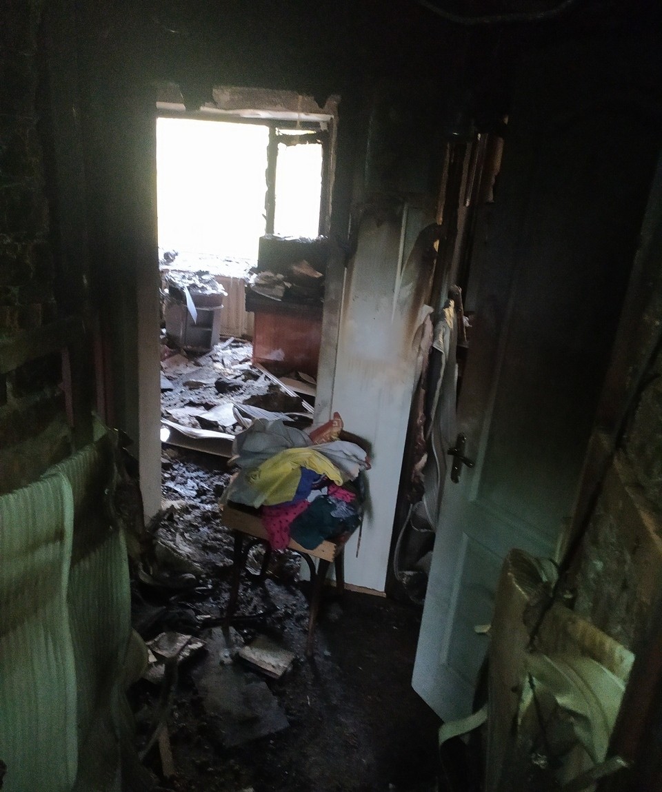 Пенсионерка пострадала на пожаре в Могилеве   
