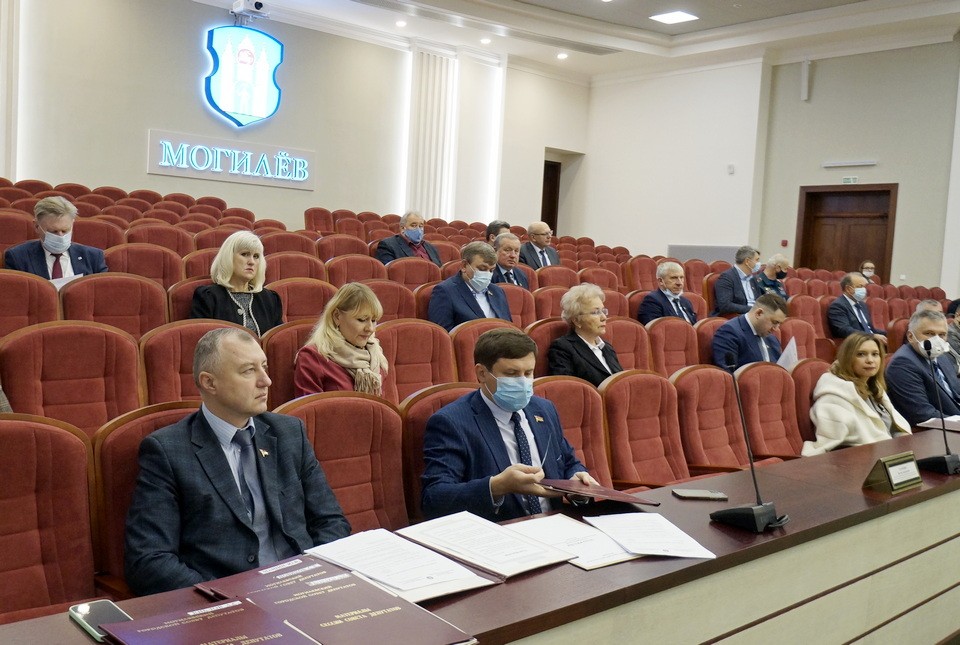 В Могилеве состоялась 34-я сессия городского Совета депутатов