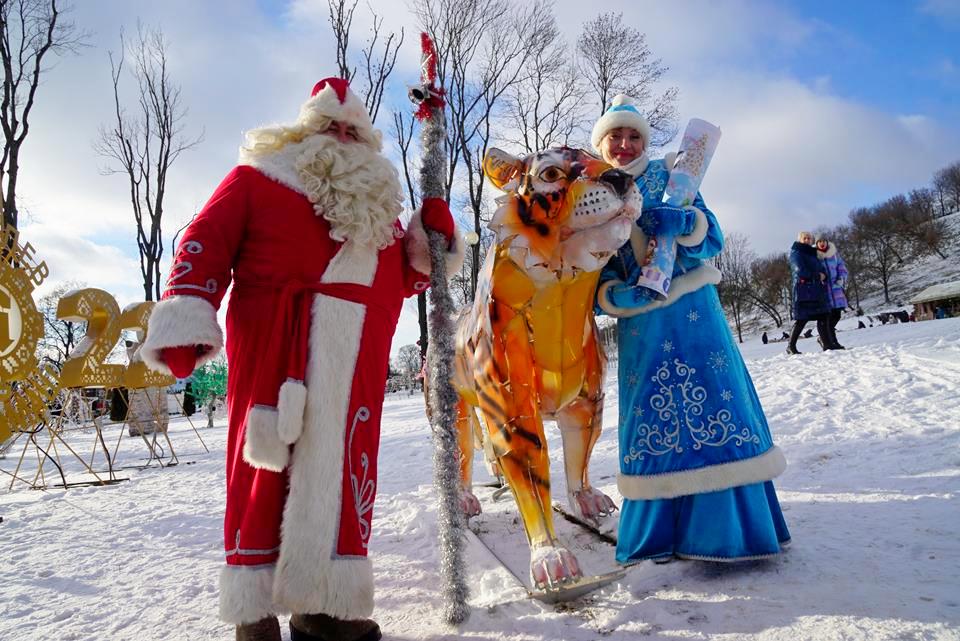 Общегородской новогодний праздник «Волшебство в новогоднем парке» проходит в Подниколье   