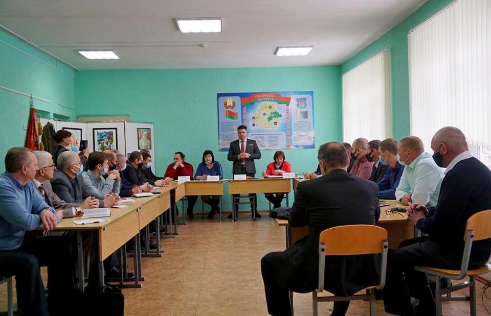 Патриотический штаб организовали в Ленинском районе Могилева и провели его первое заседание