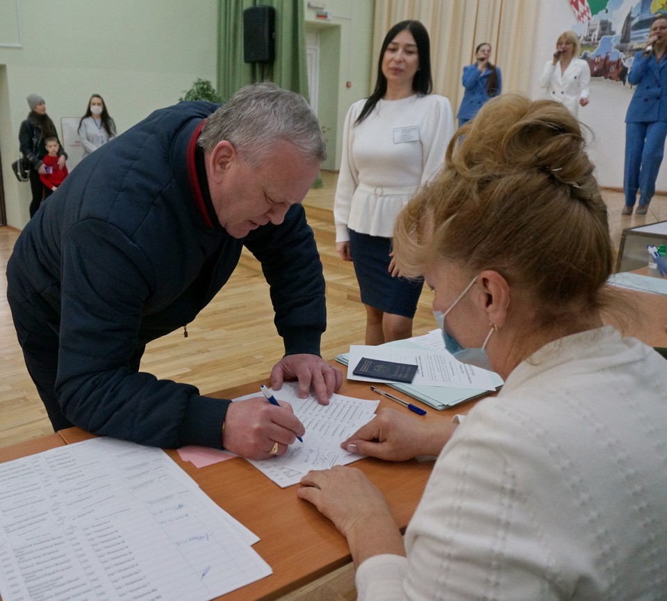 Председатель Могилевского горисполкома Владимир Цумарев: «Я уверен, что жители Могилева и всей страны сделают правильный выбор»