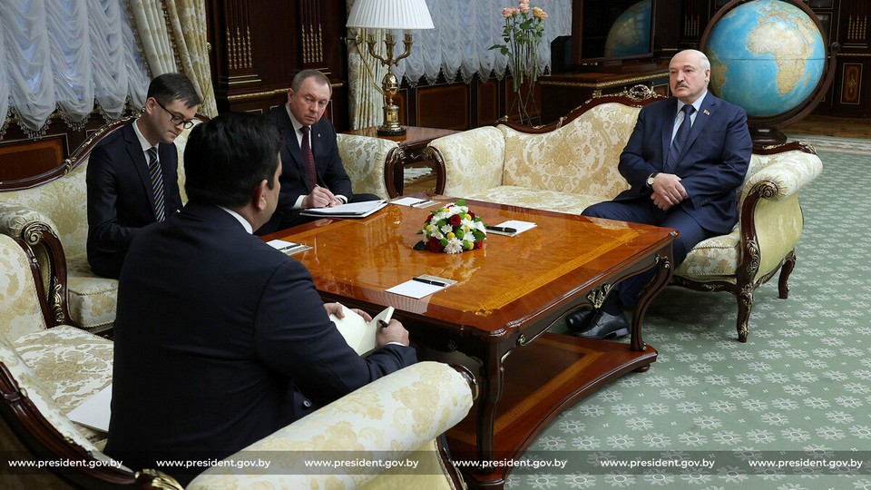 Александр Лукашенко провел встречу с послом Пакистана   