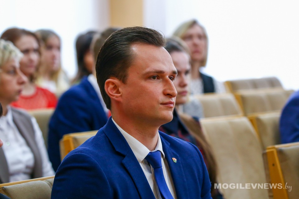 В Могилеве избрали нового руководителя областного комитета БРСМ – им стал Александр Саксонов