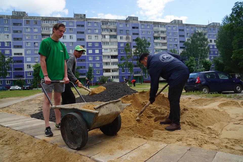Новый игроленд строят в Октябрьском районе Могилева   