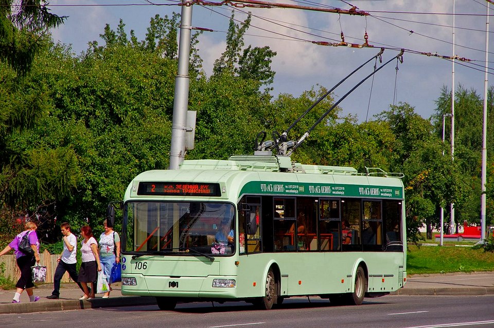 Маршрут троллейбуса № 2 в Могилеве будет временно изменен 6-8 июля     