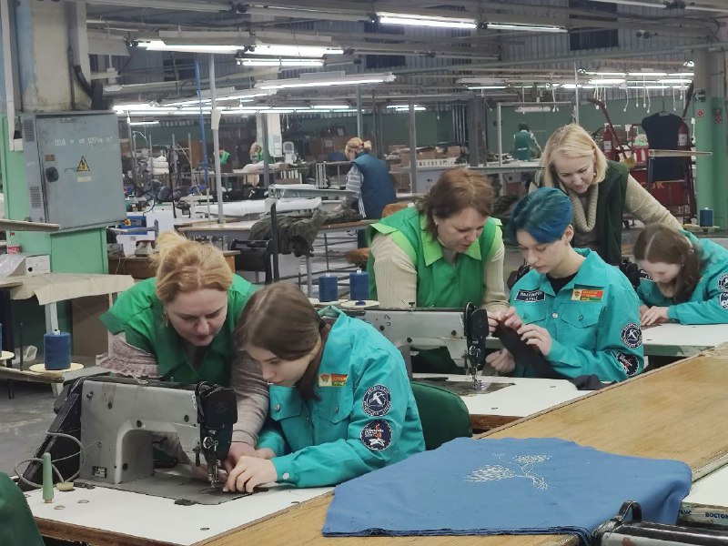 Могилевские студотрядовцы на ОАО «Моготекс»: первые шаги в профессии