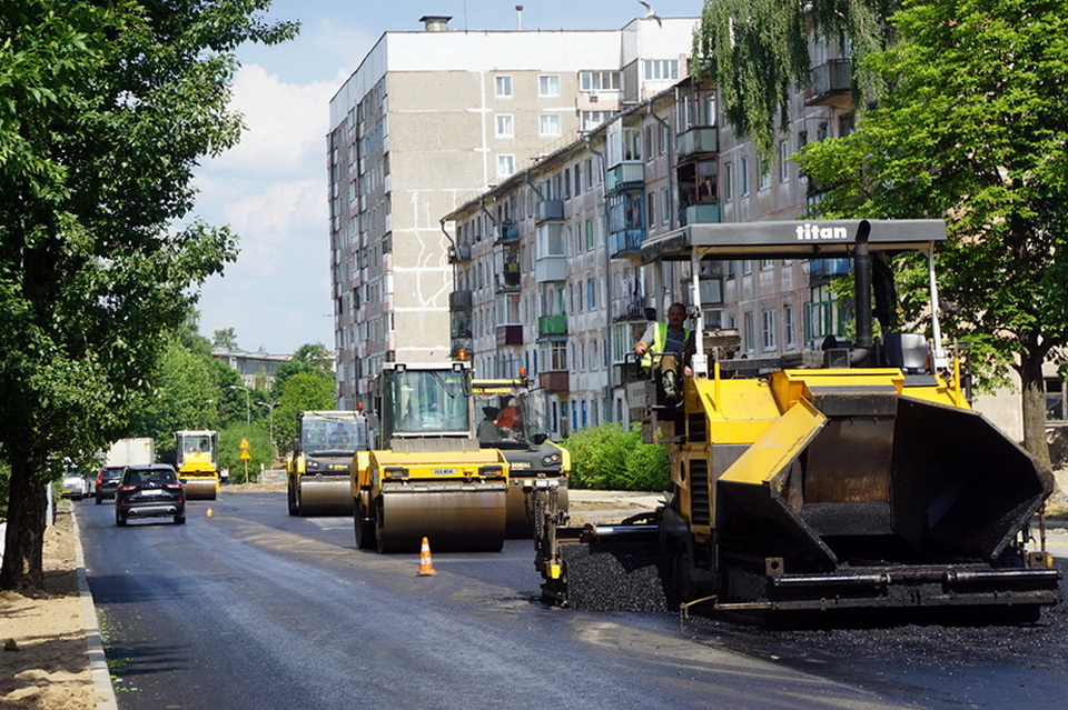 В Могилеве завершается капитальный ремонт улицы Строителей   