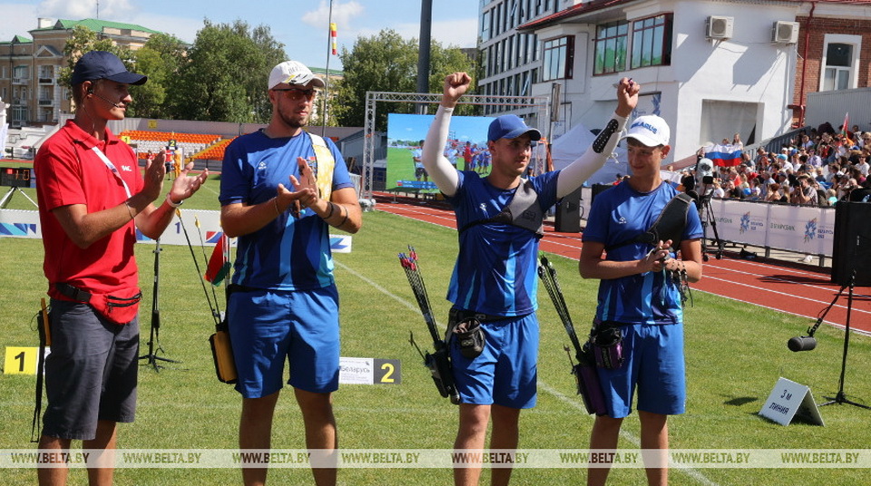 Белорусские лучники завоевали три «серебра» II Игр стран СНГ