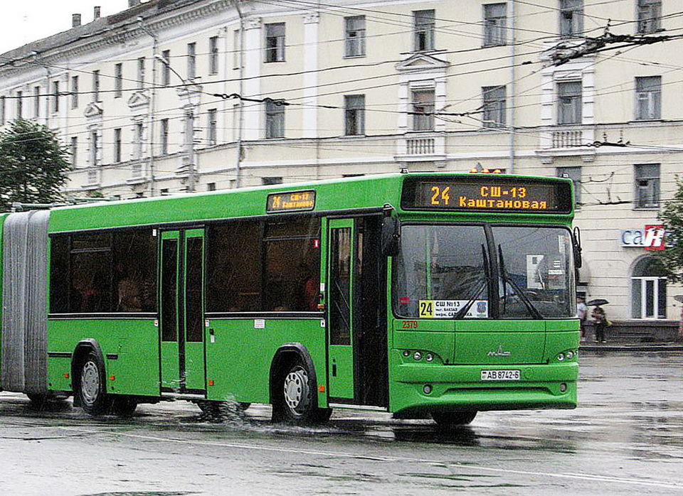 Дополнительные рейсы по автобусному маршруту № 24 организуют в Могилеве с 18 ноября   