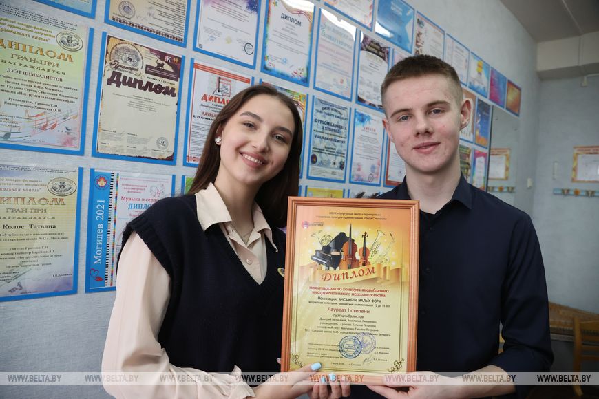 Дуэт цимбалистов из Могилева стал победителем международного конкурса ансамблевого инструментального исполнительства