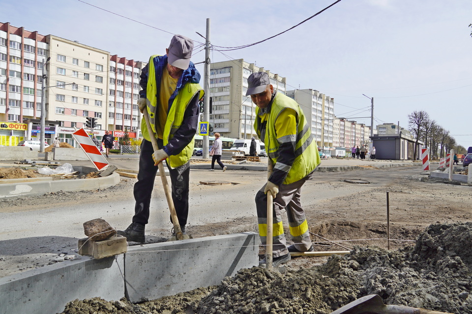 Дорожные работы в разгаре