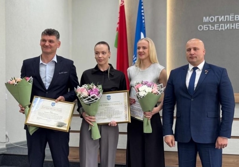 Серебряных призеров чемпионата Беларуси чествовали в Могилеве