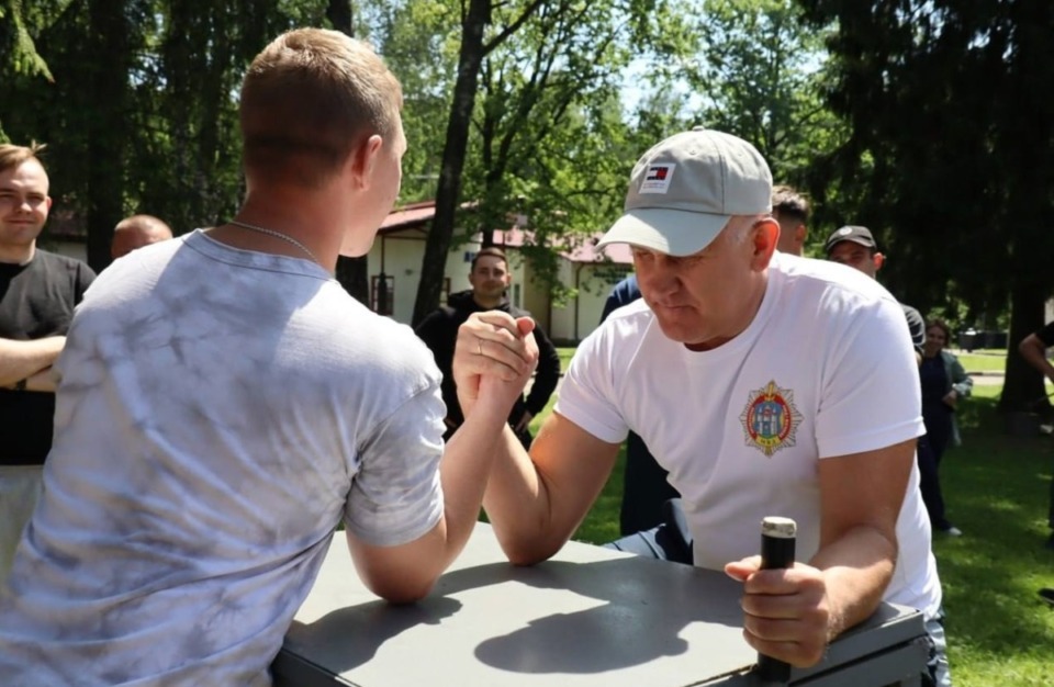 Семейно-спортивный праздник для сотрудников Октябрьского РОВД Могилева
