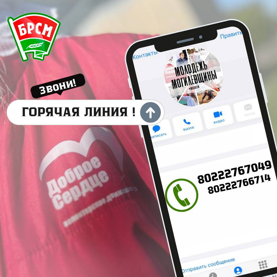 Горячая линия помощи работает в Могилеве