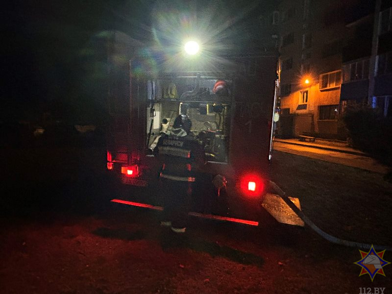 Ночью в Могилеве горело складское помещение