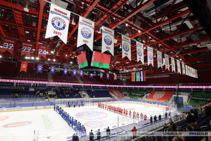 Сборная Беларуси-U18 по хоккею разгромила Казахстан в первом матче Кубка ПСК