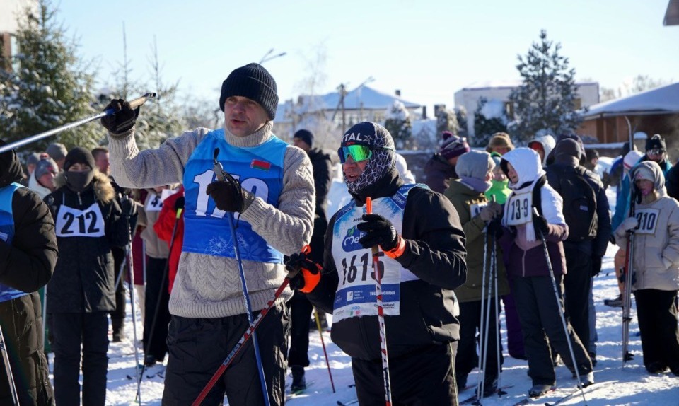 Более 1000 спортсменов и любителей сегодня на Могилевской лыжне!