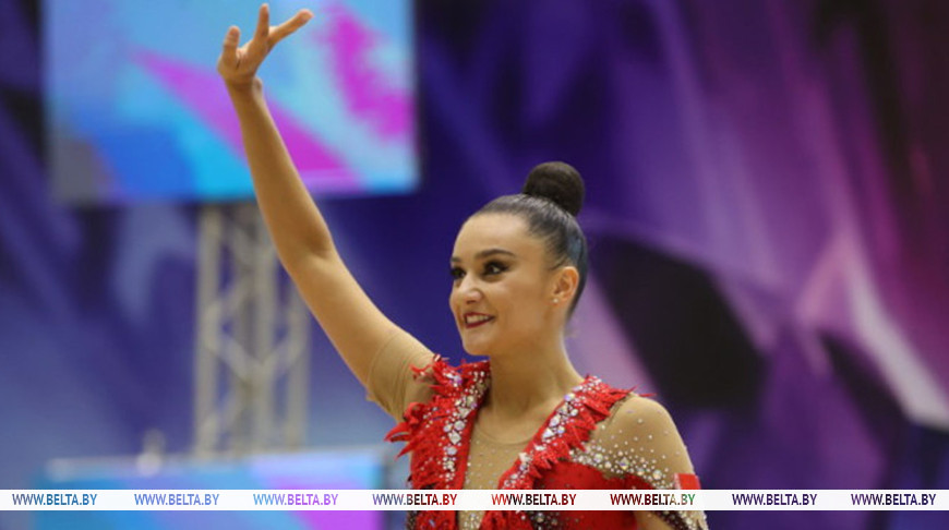 Горносько завоевала серебро чемпионата Европы в упражнении с обручем