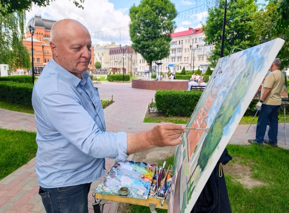 Могилёв — на холстах художников из Москвы